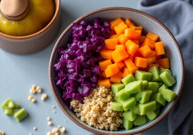 Vegane und vegetarische Bowls